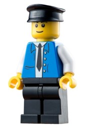 Zeige Details für Busfahrer Minifigur Bild von Busfahrer Minifigur