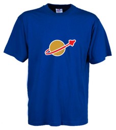 Zeige Details für Space T- Shirt Royal Bild von Space T- Shirt Royal