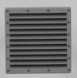Zeige Details für 2 x 2 - Fliese Light Bluish Gray - Lüftungsgitter Bild von 2 x 2 - Fliese Light Bluish Gray - Lüftungsgitter