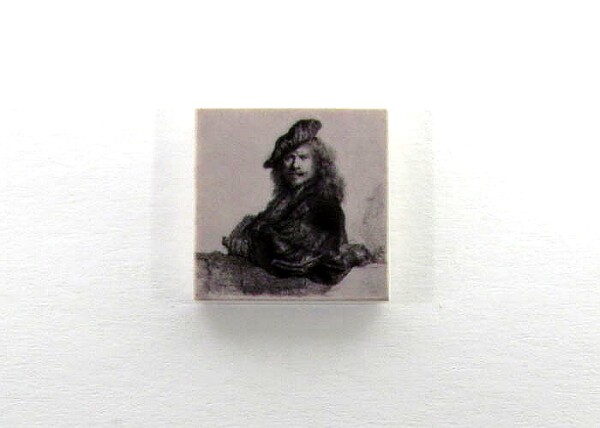 Bild von G018 / 2 x 2 - Fliese Gemälde Rembrandt 3