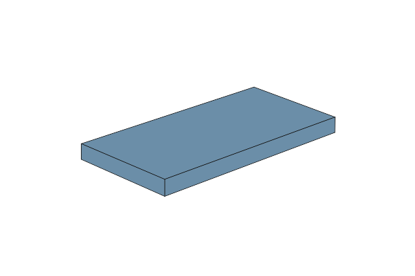Bild von 2x4 - Fliese Sandblue