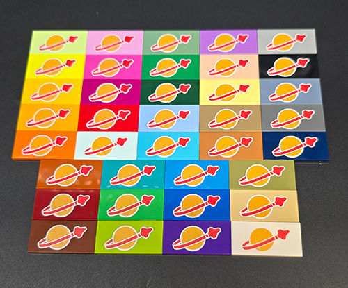 Bild von 2 x 4 - Fliese Space Baby 40767